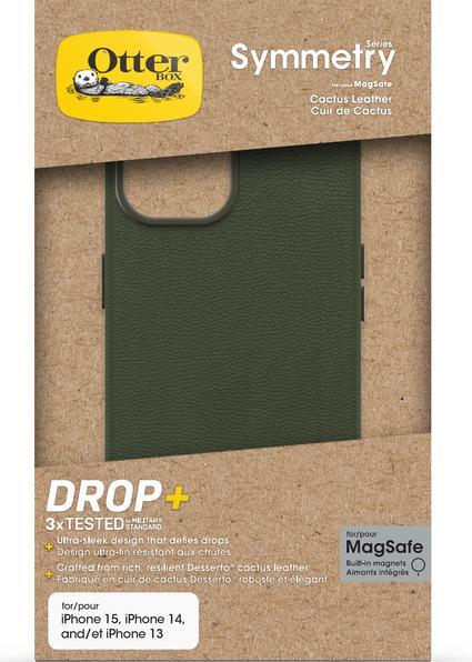 Actual product image OtterBox Symmetry Cactus Leather mit MagSafe (Apple iPhone 15)