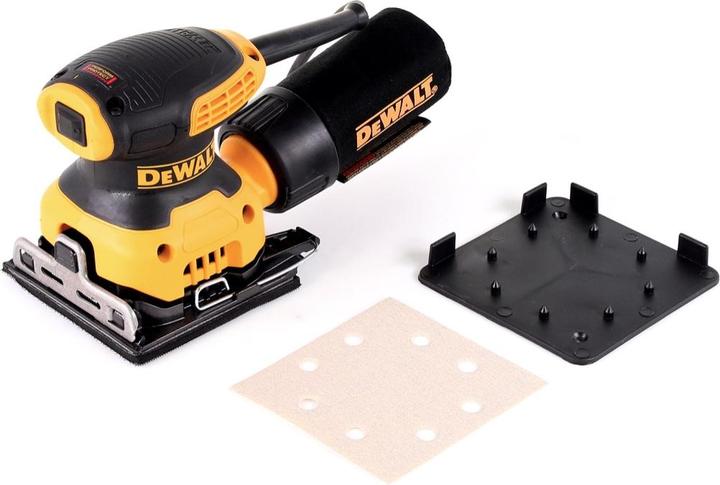 Produktbild DeWalt DWE 6411 Vibrations Schleifer 230W Klettfix 108x115mm (Schwingschleifer, 230 W)
