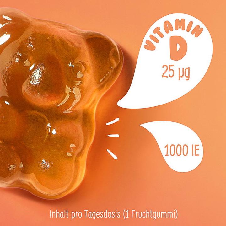 Actual product image Immufit Fruit gum with vitamin D vegan (60 Piece, 150 g)