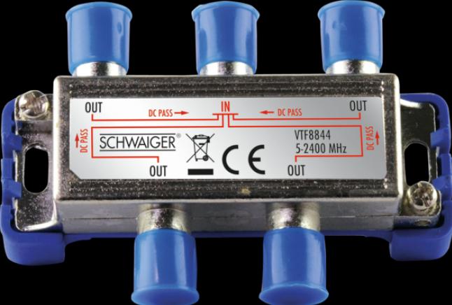 Produktbild Schwaiger Verteiler 4-fach digital (Verteiler)