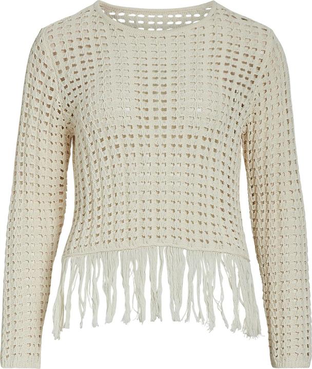 Image du produit Vila Haut en tricot à franges (S)