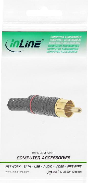 Produktbild InLine Cinchstecker Lötversion