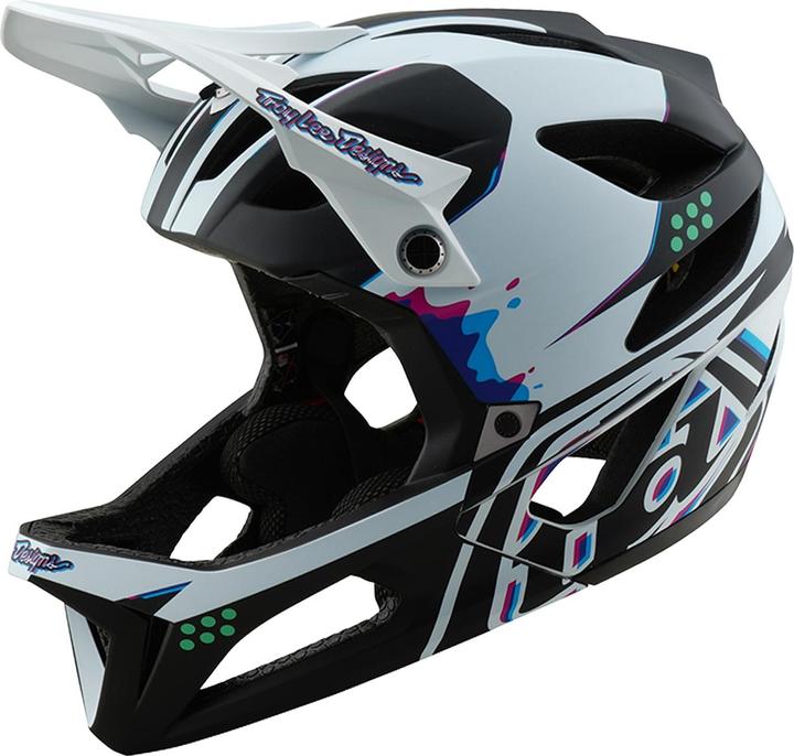 Produktbild Troy Lee Designs Stage MIPS Helm, Trooper, white, M/L | 57-59cm