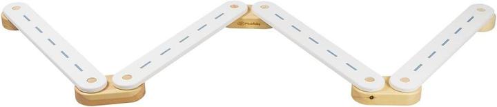 Produktbild Activity Board Balancierbalken mit 5 Balancierbrett für Kinder - Parcour Balance Beam aus Holz | Sensorischer Weg