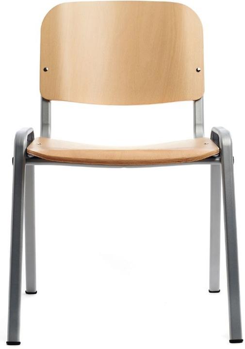 Actual product image Rocada 4 visitor chairs 974VE beech wood