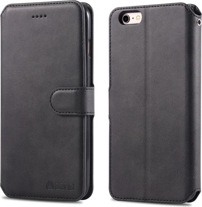 Produktbild Ueli Express iPhone 6s / 6 Buch Etui Tasche Kunstleder mit Kartenfach Schwarz (Apple iPhone 6s, Apple iPhone 6)
