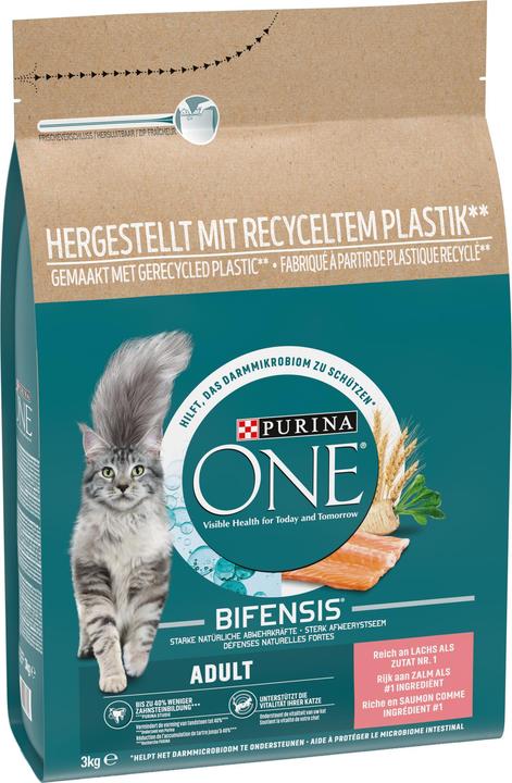 Purina ONE Lachs und Vollkorn (Adult, 1 Stk., 3000 g)