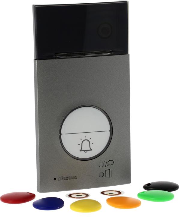 Image du produit Bticino Portier vidéo/audio 2 fils LINEA 3000 avec transpondeur pour l'ouverture de la porte (Filaire)