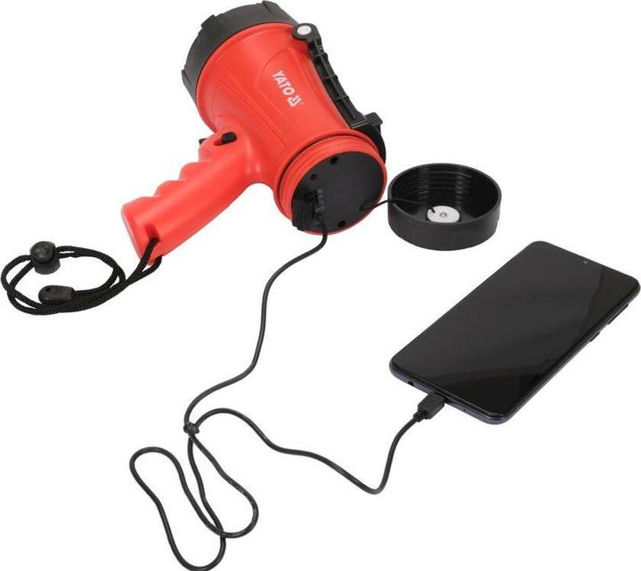Productafbeelding Yato YT.LATARKA / SZPERACZ PISTOLETOWY 15W 1200LM IP68 AKU (9.30 cm, 1200 lm)