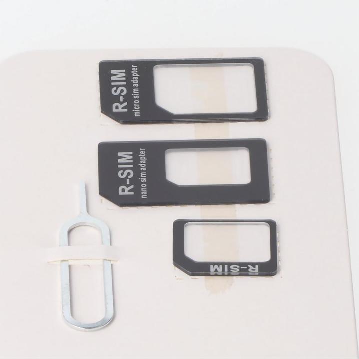 Image du produit AccuCell Adaptateur de carte SIM 4in1, adaptateur Micro-SIM à SIM, Nano-SIM à SIM, Nano-SIM à Micro-SIM (Support de carte SIM)