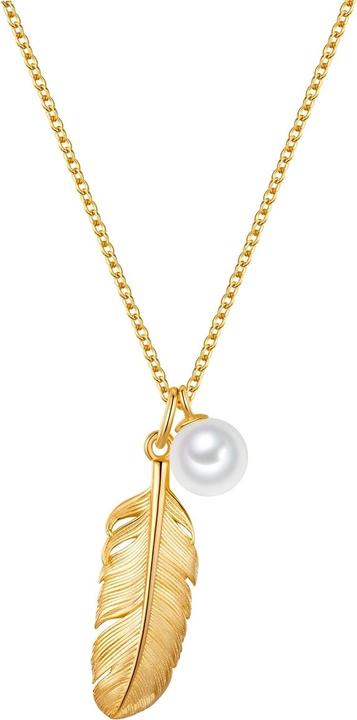 Produktbild Glanzstücke München Damen Kette Feder Sterling Silber - 35050 (Sterling Silber, 40 - 45 cm)