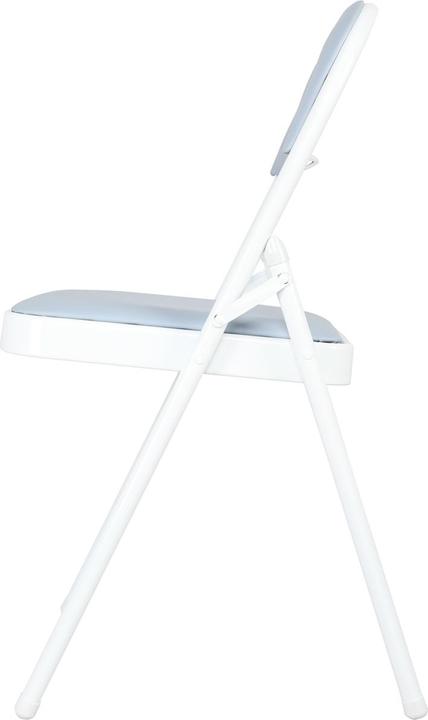 Produktbild HTI-Living Klappstuhl Kunstleder Gestell Weiss 6er-Set