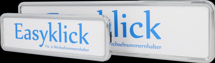 Image du produit Easyklick Titulaire d'une plaque d'immatriculation (Avant + arrière, Format long)
