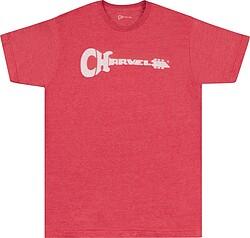 Charvel Logo T-Shirt, heather red L (L)