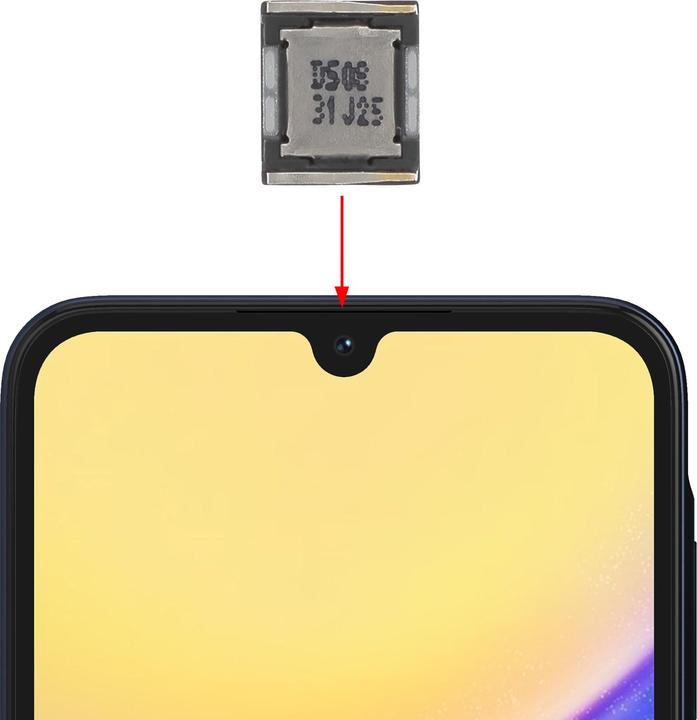 Actual product image Clappio Internal speaker spare part (Galaxy A15)
