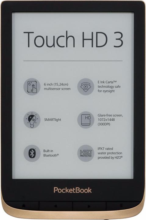 PocketBook Touch HD3 (6", 16 GB, Rame piccante)
