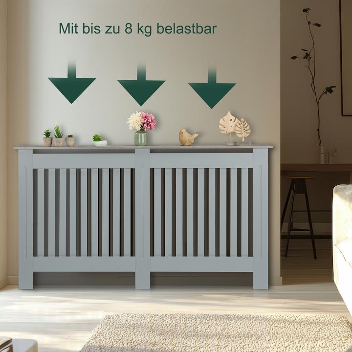 Actual product image Relaxdays HeizkÃ¶rperverkleidung mit Lamellen