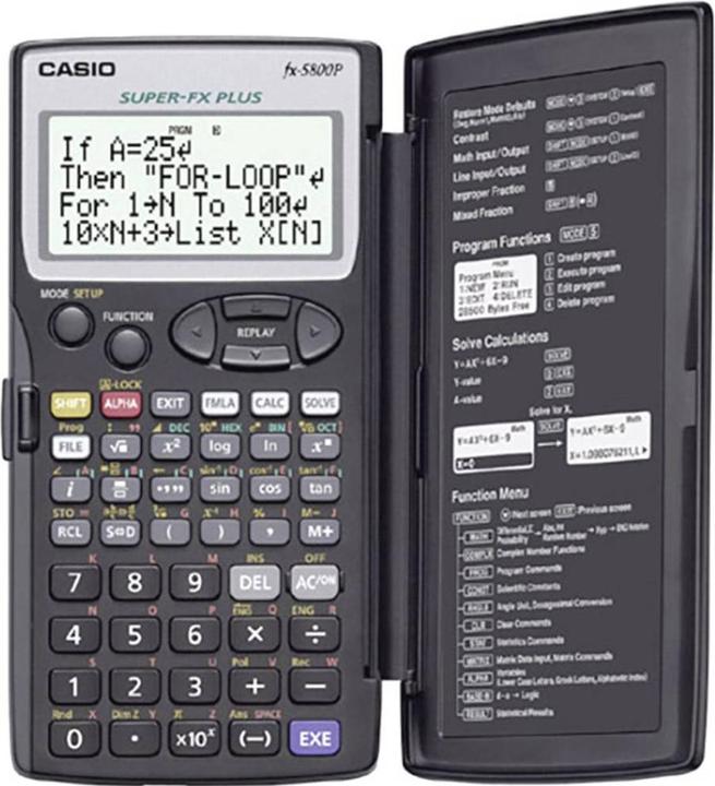 Productafbeelding Casio FX 5800 P (Batterijen)