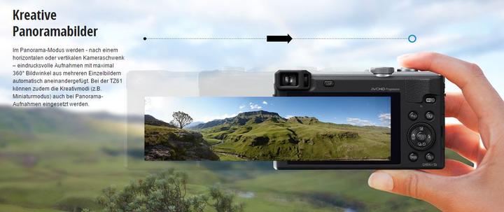 Actual product image Panasonic Lumix TZ61 (1/2,3'')