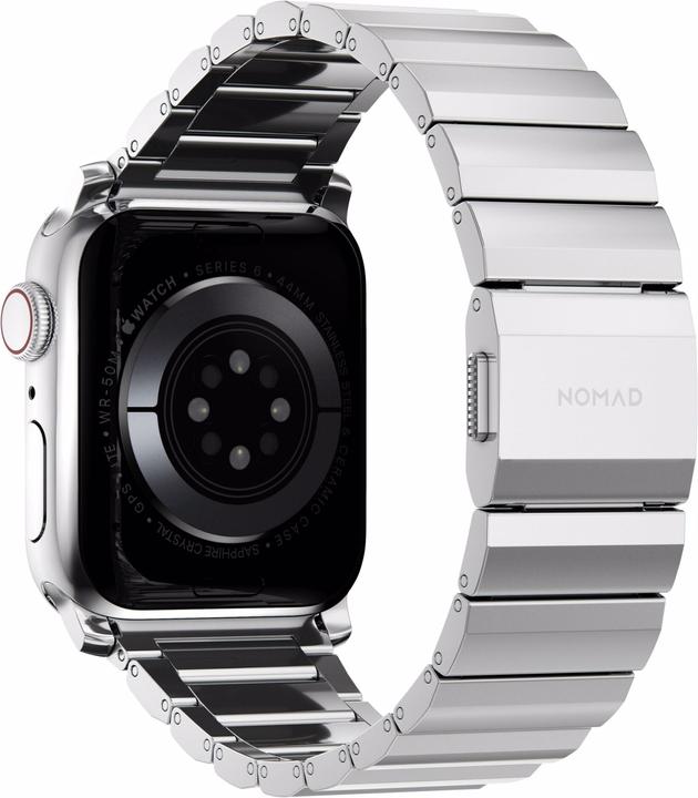 Actual product image Nomad Strap Stainless Steel silver V2 42/44 mm (44 mm, 42 mm, Stainless steel)