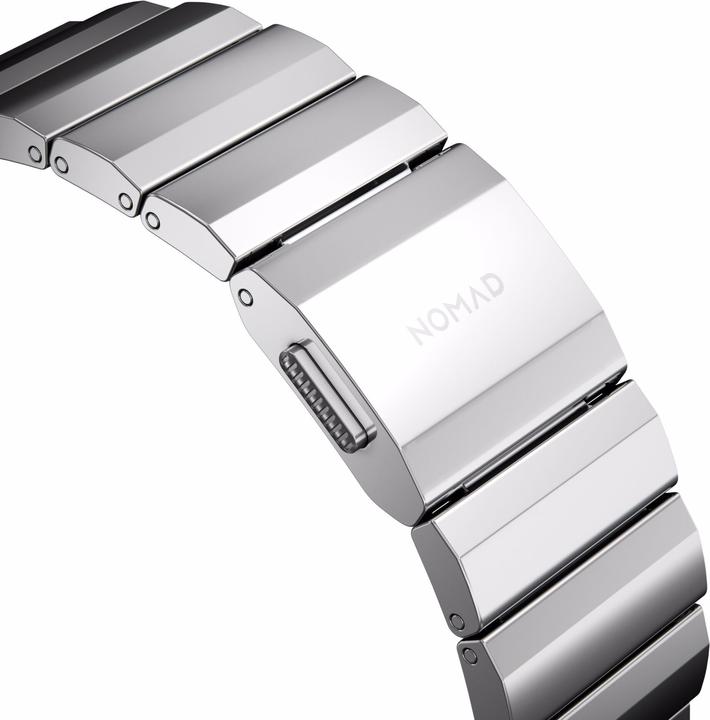 Actual product image Nomad Strap Stainless Steel silver V2 42/44 mm (44 mm, 42 mm, Stainless steel)