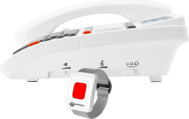 Image du produit Geemarc CL610 Téléphone d'urgence filaire avec bracelet SOS