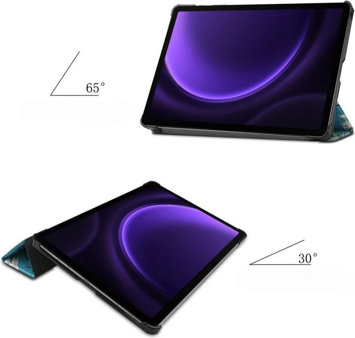 Produktbild Cover-Discount Galaxy Tab S9 FE - Tri-fold Smart Case Blüten (Galaxy Tab S9 FE)