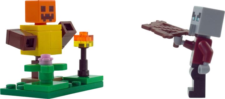 Actual product image LEGO Minecraft Pillager minifigure with training dummy - 662306 NEW! Quantity 1x (662306)