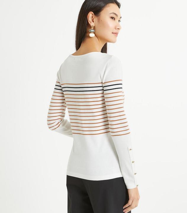 Immagine prodotto Anne Weyburn Camicia a righe a girocollo con maniche lunghe (42)