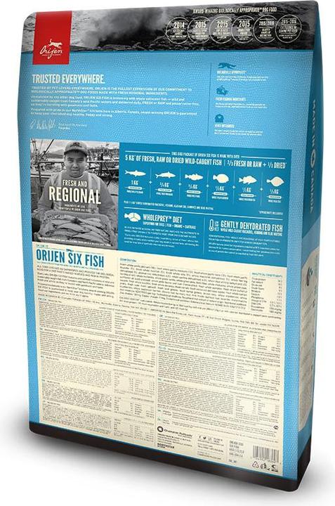 Produktbild Orijen Six Fish (Adult, 1 Stk., 11400 g)