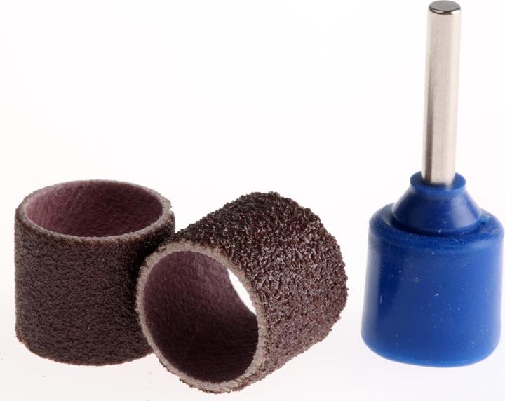 Actual product image Dremel EZ SpeedClic grinding mandrel and abrasive belt (60, 120)