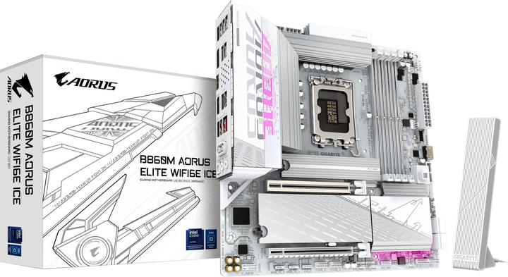 Gigabyte B860M AORUS ELITE WIFI6E ICE (Socket S1, Intel B860, mATX)