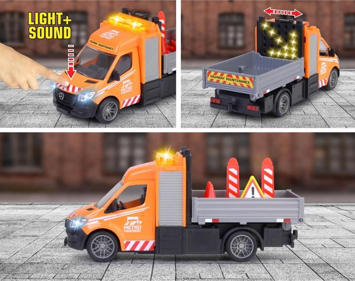 Actual product image Majorette Mercedes-Benz Sprinter Platform