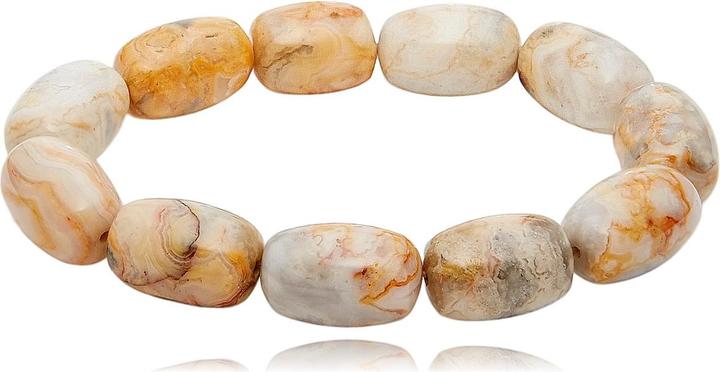 Immagine prodotto Leyda Bracciale in riolite (19 cm, Pietra colorata)