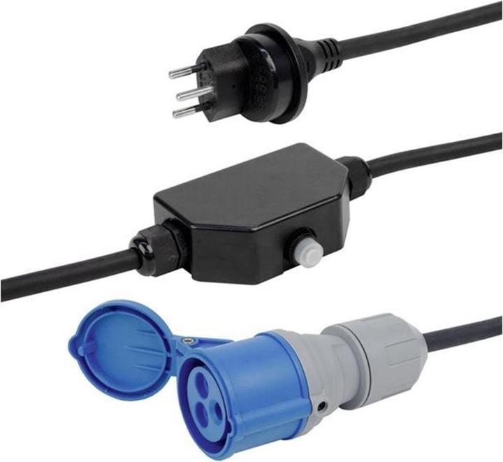 Actual product image Steffen Connection cable GdV 3 x 1.5 mm T13-CEE16/3 IP55 (3 m)