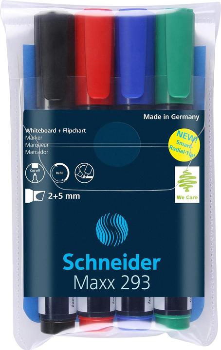 Image du produit Schneider Marqueur de carte trie l'étui 4 pièces (Trié, 5 mm, 4 x)