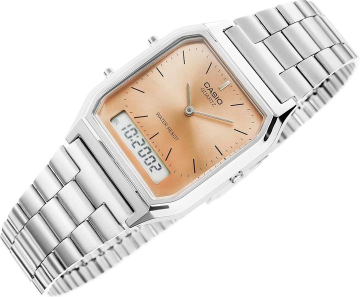 Produktbild Casio Damenuhr AQ-230A-4AMQYDF + BOX (Digitaluhr, 28 mm)