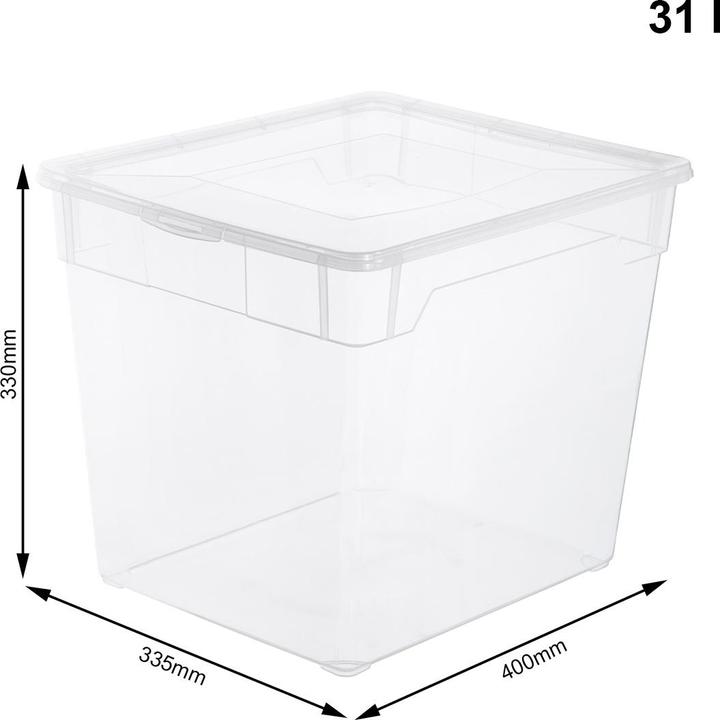 Actual product image Rotho Clear (40 x 33.5 x 33 cm, 31 l)