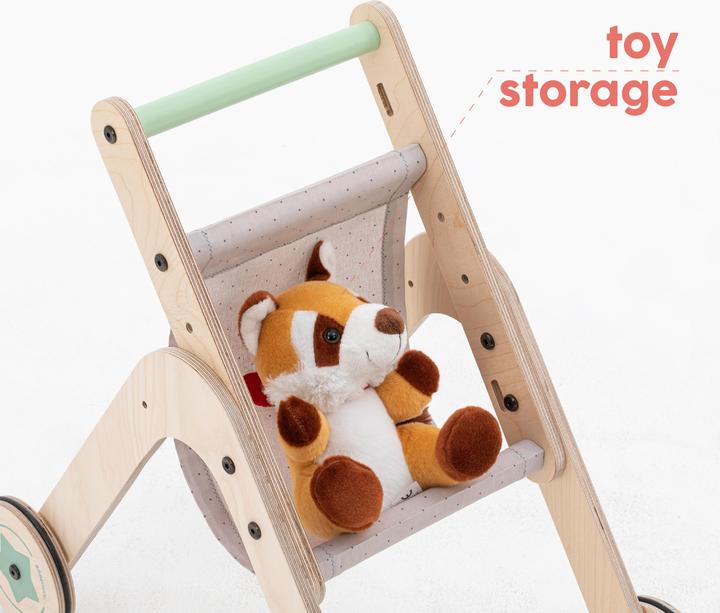 Image du produit MamaToyz Poussette trio pour les premiers pas