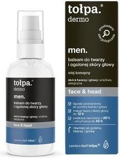 Actual product image Tolpa Dermo Men Face and Scalp Balm for Face and Bald Scalp 75ml (Body cream, 75 ml)