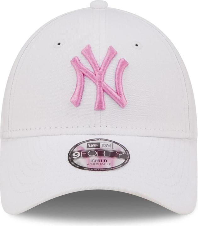 Produktbild New Era 9Forty Kinder Cap - New York Yankees weiss pink Child (52, 53, 54)