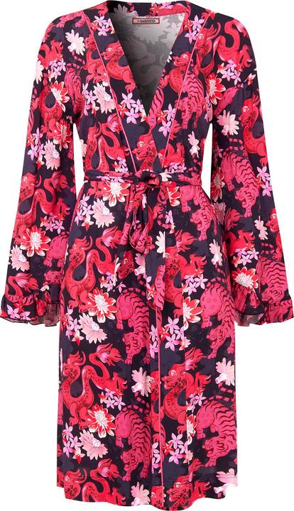 Actual product image Joe Browns Dragon Print Dramatic Sleeve Dressing Gown (42)