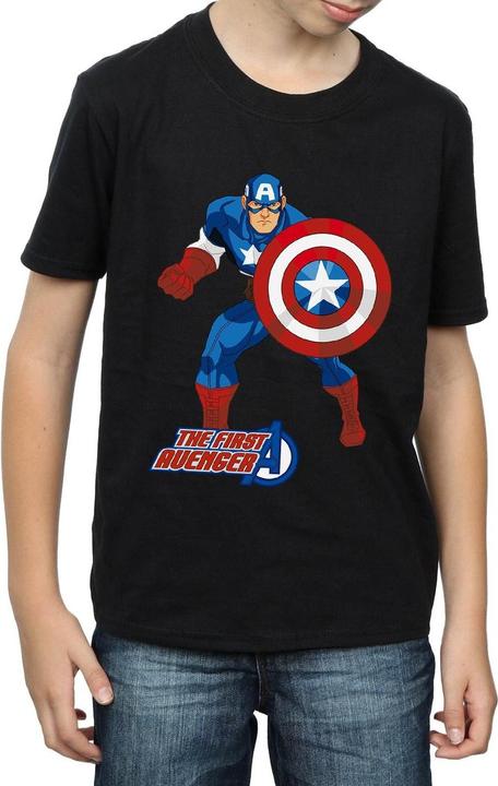 Immagine prodotto Captain America Maglietta Ragazzi Il Primo Vendicatore (128)
