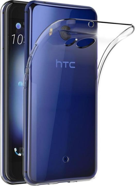 Produktbild König Design HTC U11 Hülle Transparent Silikon Case durchsichtige Handyhülle (HTC U11)
