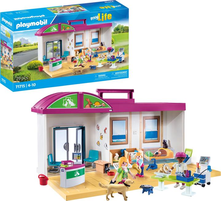 Produktbild Playmobil Clinique Veterinaire (71715, Playmobil My Life)