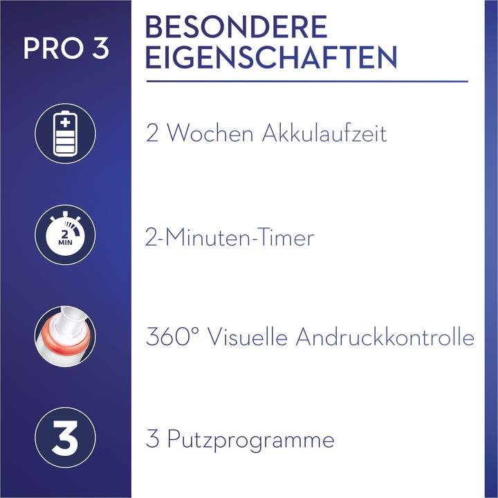 Produktbild Oral-B Pro 3 3000 (Oszillierende Zahnbürste)