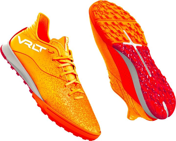 Immagine prodotto Kipsta Damen/Herren Fussball Multinockenschuhe Turf - Viralto I TF orange (41)