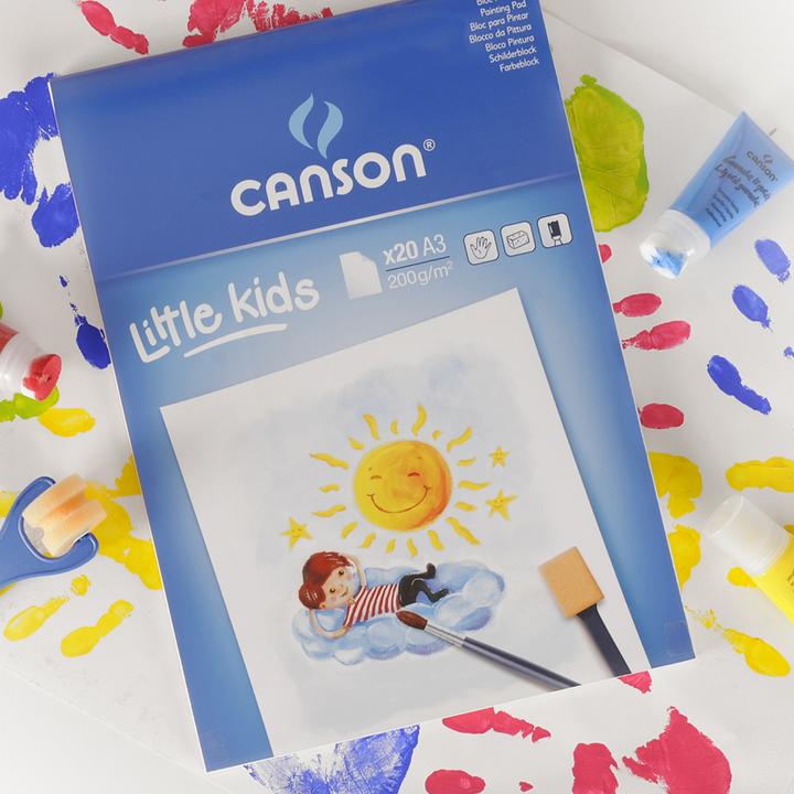 Canson Malblock, DIN A3, 200 g/qm, 20 Blatt (A3)