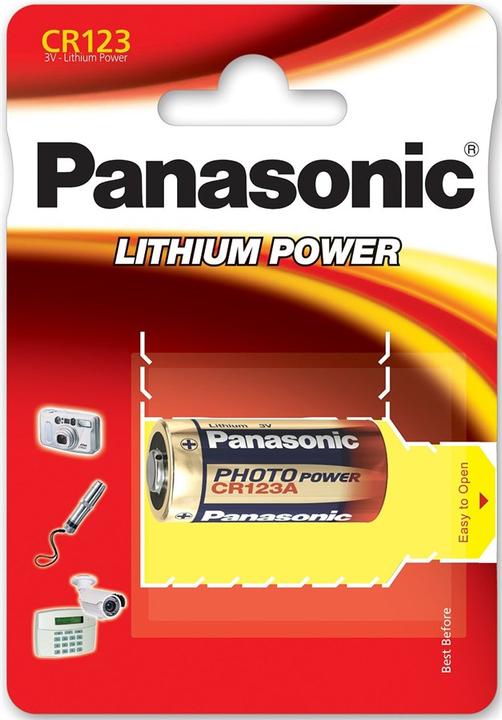 Actual product image Panasonic Photo Lithium CR123 (10 pcs., CR123A, 1600 mAh)