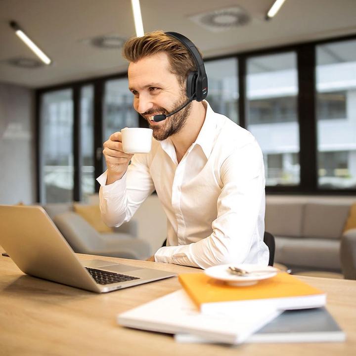 Immagine prodotto Audiocore 74452 Cuffie Bluetooth Microfono antirumore Call CenterGoogle Si (ANC, 32 h, Senza fili)